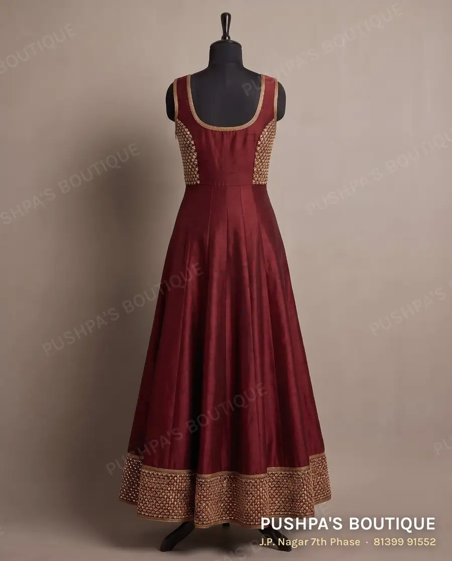 Gown PB-107, square neck, sleeveless, photo 2