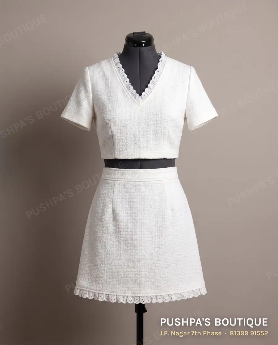 Co-ord set PB-108, V neck, short sleeve
