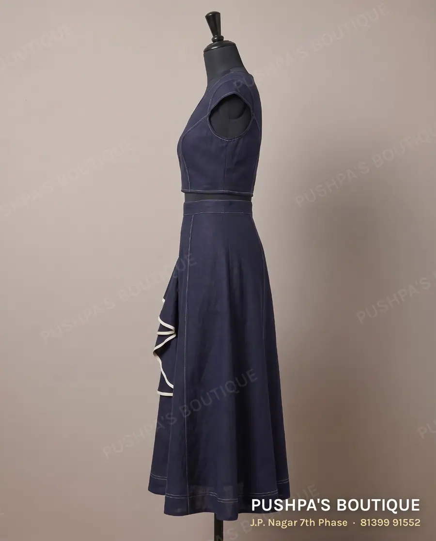 Co-ord set PB-112, V neck, cap sleeve, photo 3