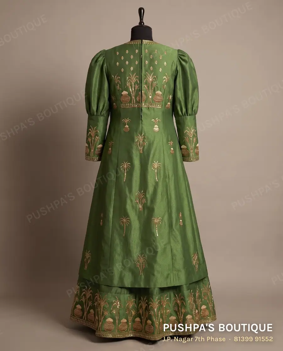 Indo-western outfit PB-113, puff sleeve, photo 3