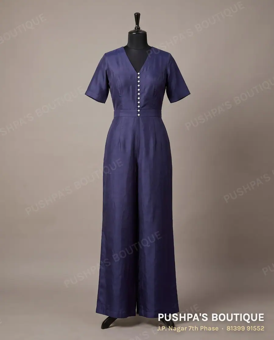 Indo-western outfit PB-115, V neck, short sleeve