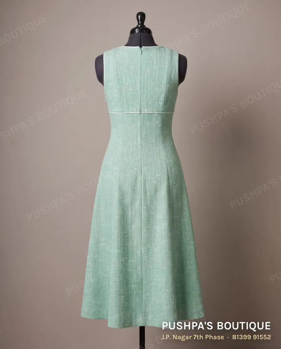 Gown PB-121, round neck, sleeveless, photo 2