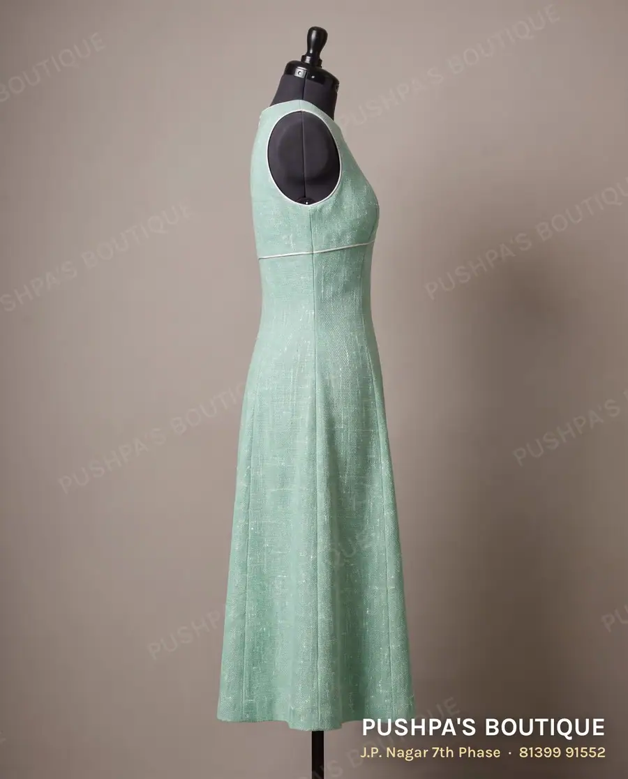 Gown PB-121, round neck, sleeveless, photo 3