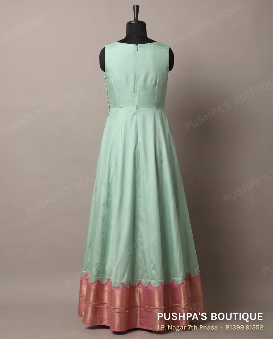 Gown PB-125, boat neck, sleeveless, photo 2