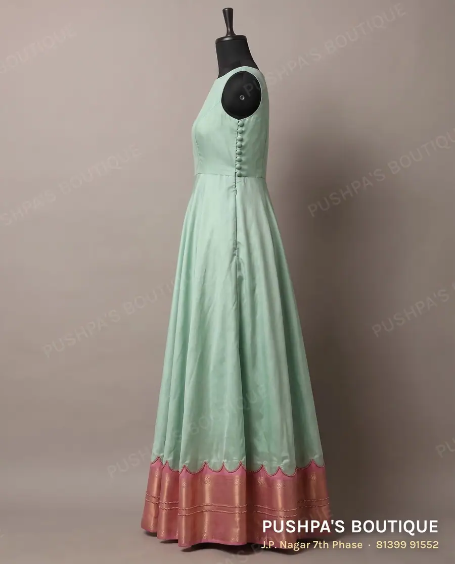 Gown PB-125, boat neck, sleeveless, photo 3
