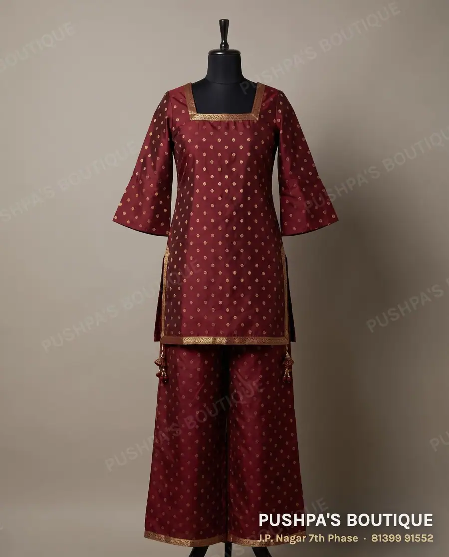 Co-ord set PB-130, square neck