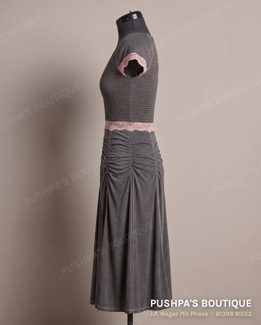 Gown PB-139, V neck, cap sleeve, photo 3