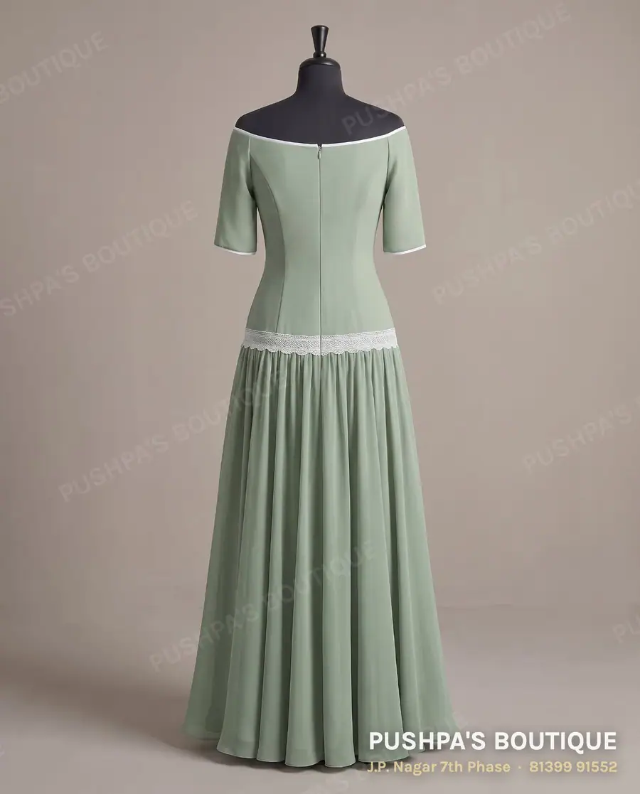 Gown PB-140, elbow sleeve, photo 2