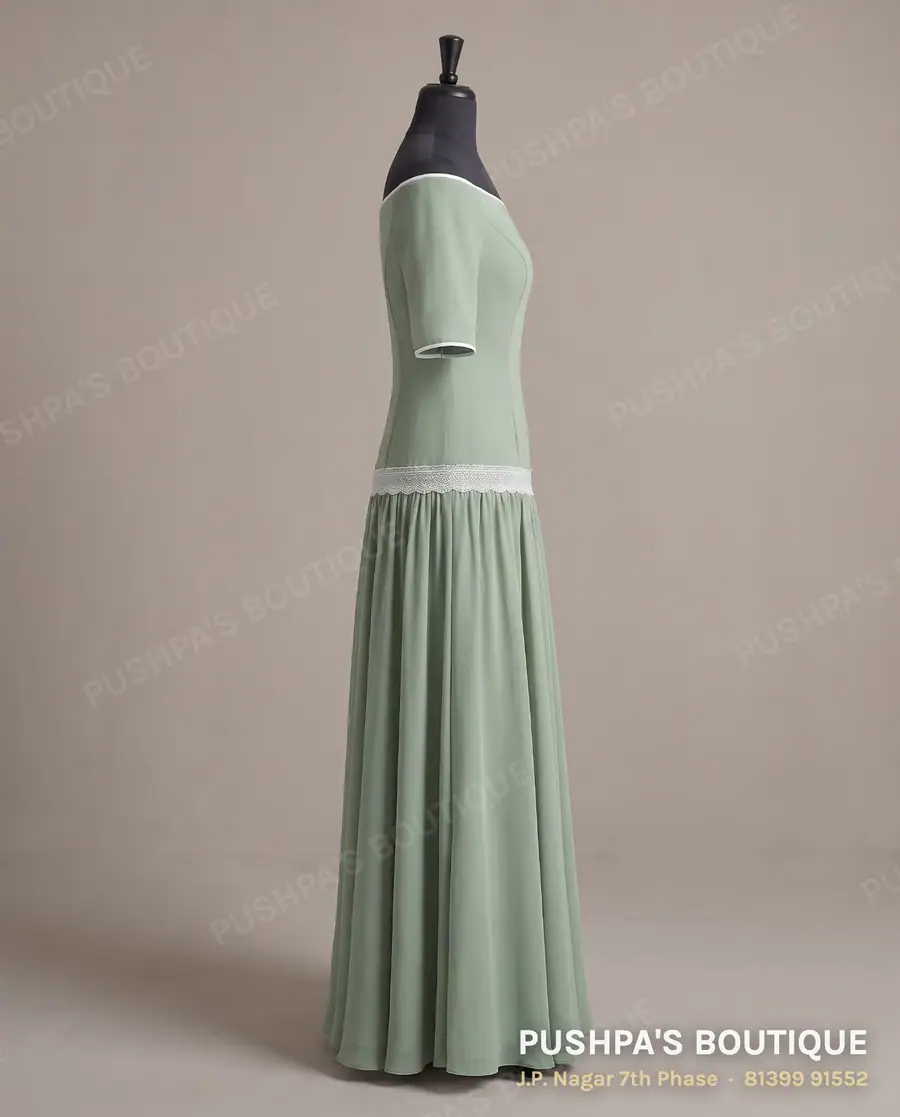 Gown PB-140, elbow sleeve, photo 3