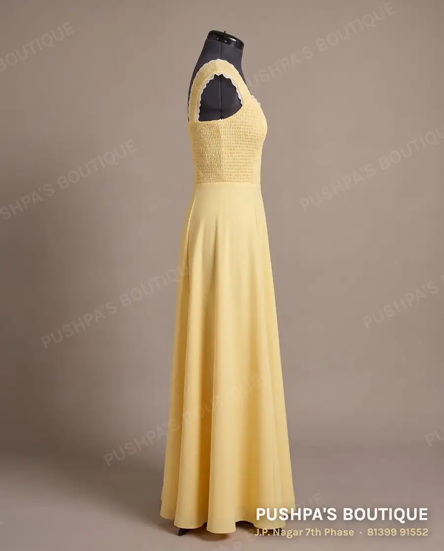 Gown PB-142, sweetheart neck, cap sleeve, photo 3