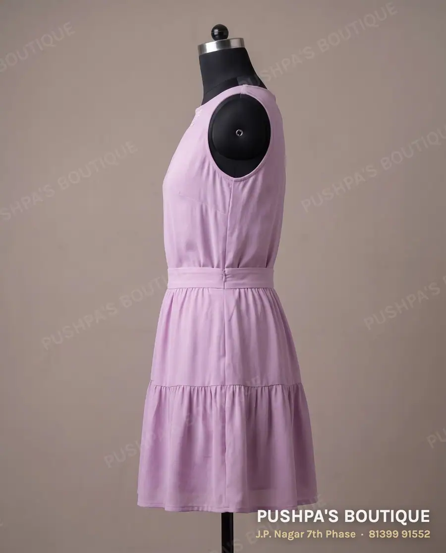 Skirt PB-151, boat neck, sleeveless, photo 3
