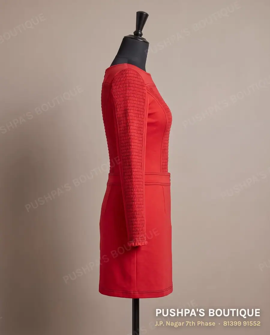 Skirt PB-152, boat neck, full sleeve, photo 3