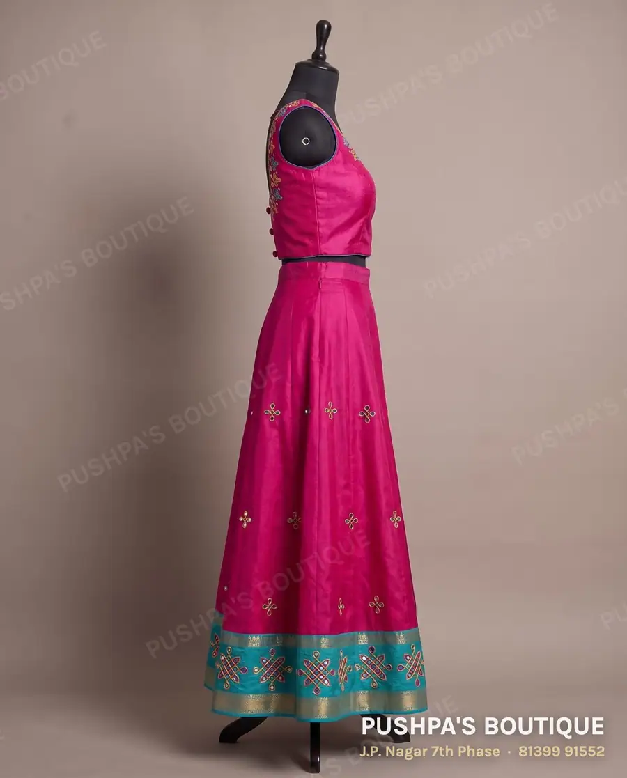 Skirt PB-160, square neck, sleeveless, photo 3