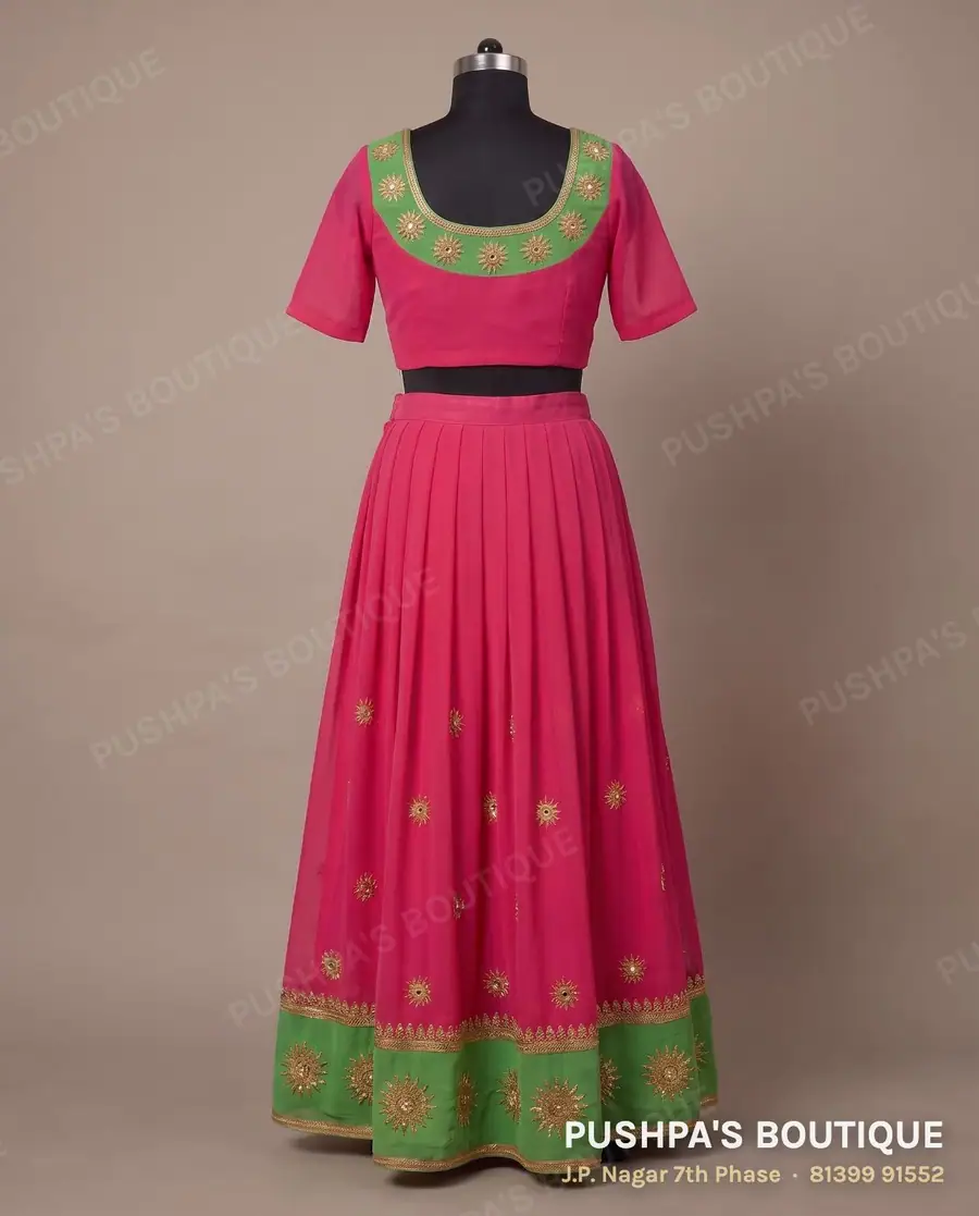 Skirt PB-162, square neck, short sleeve, photo 2