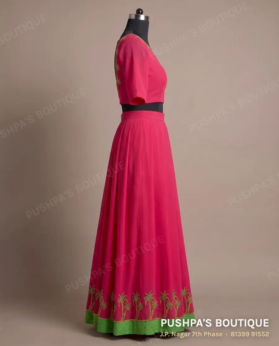 Skirt PB-165, round neck, elbow sleeve, photo 3