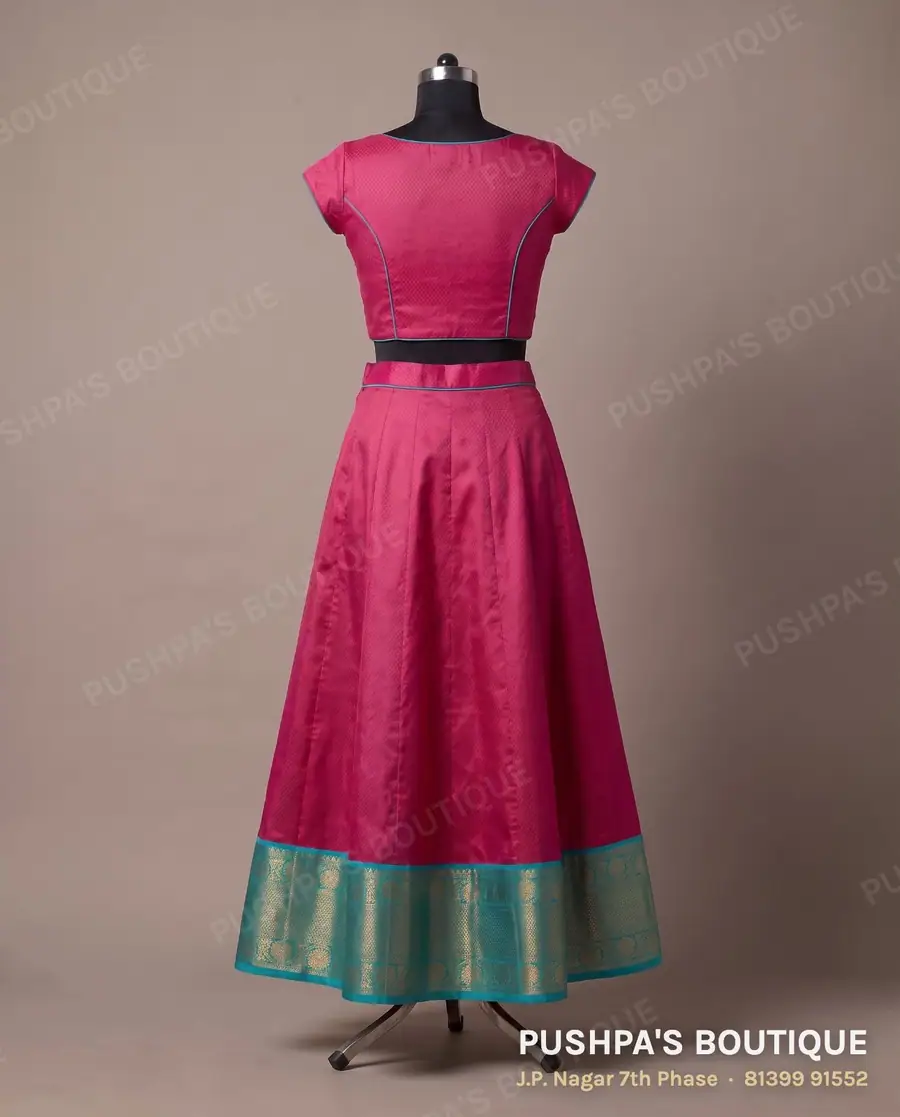 Skirt PB-166, boat neck, cap sleeve, photo 2