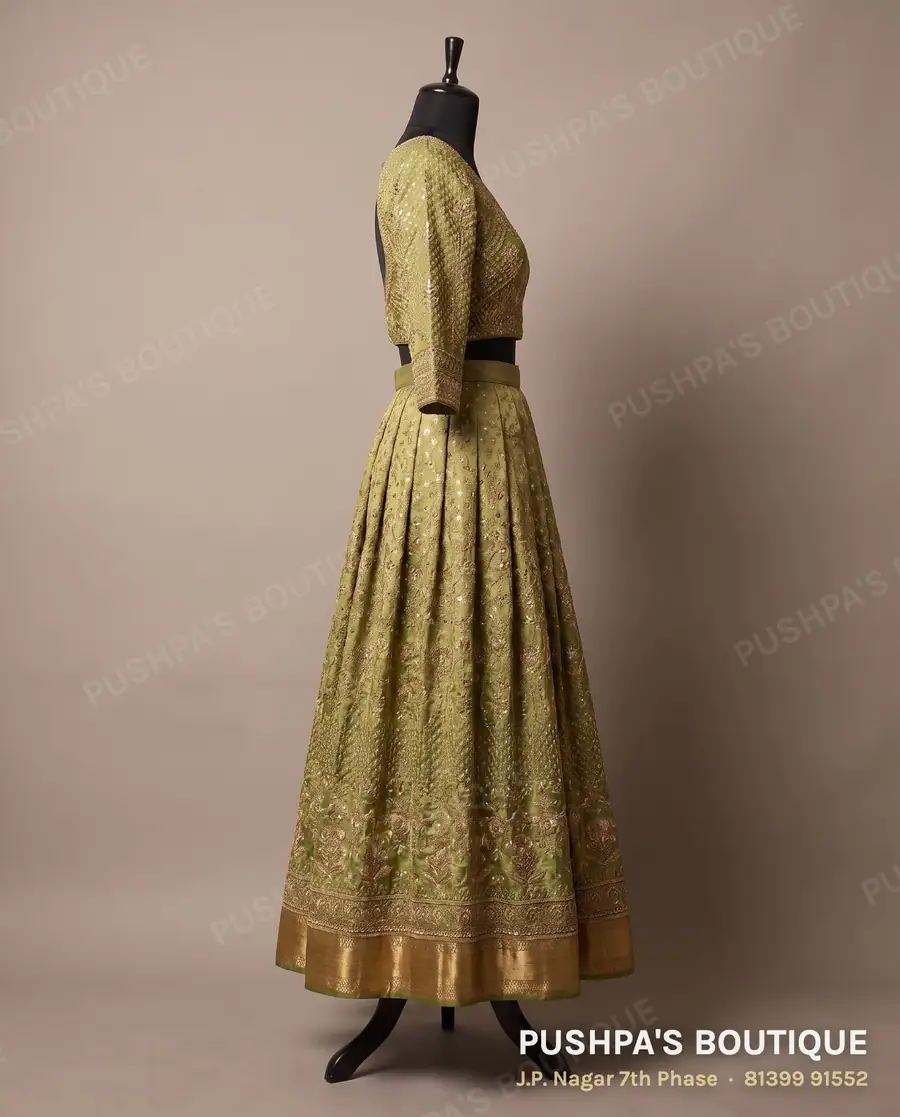 Skirt PB-171, V neck, three quarter sleeve, photo 3