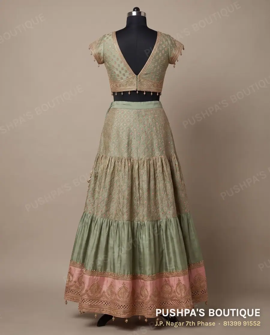 Skirt PB-173, V neck, cap sleeve, photo 2