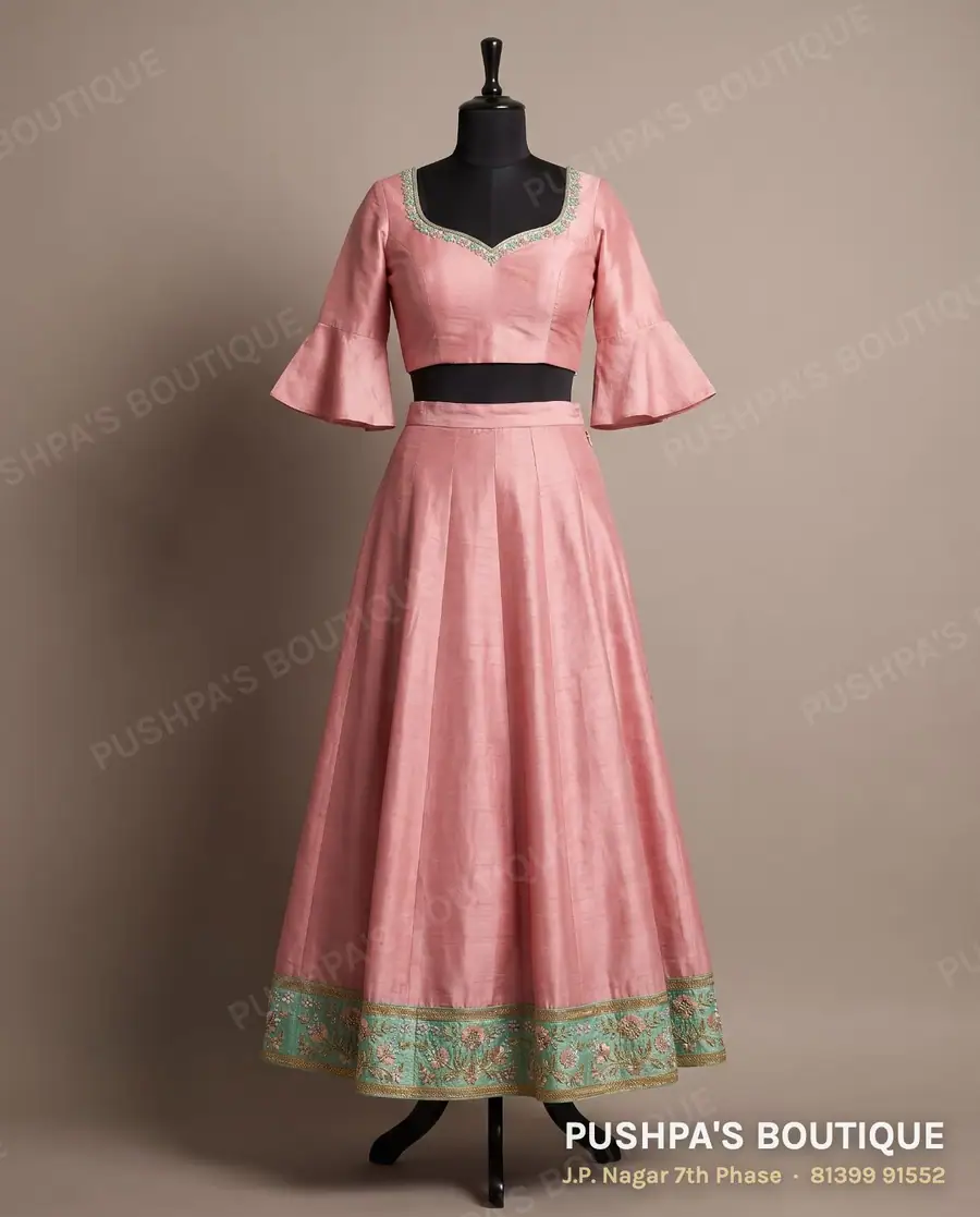 Skirt PB-174, sweetheart neck
