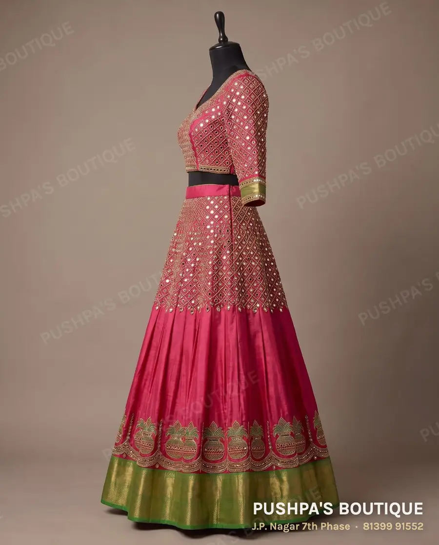 Skirt PB-175, sweetheart neck, three quarter sleeve, photo 3