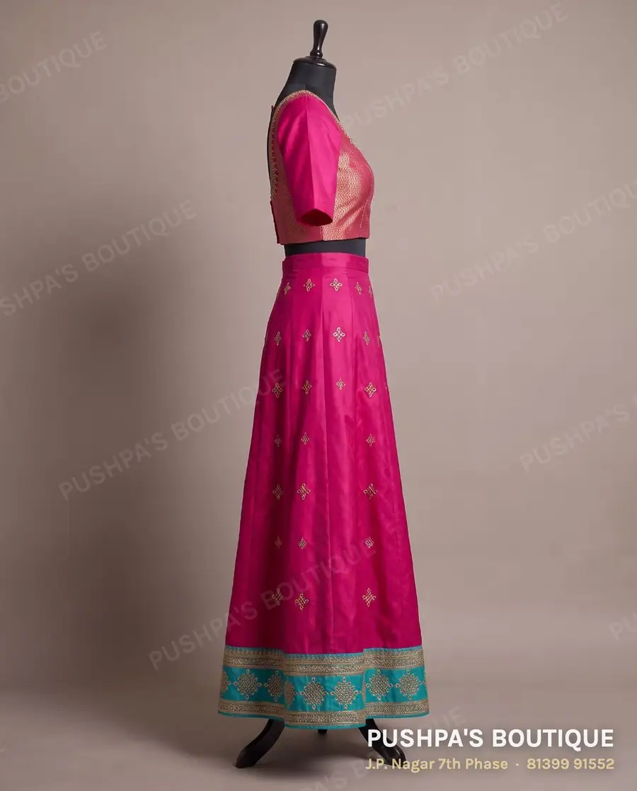 Skirt PB-176, square neck, elbow sleeve, photo 3