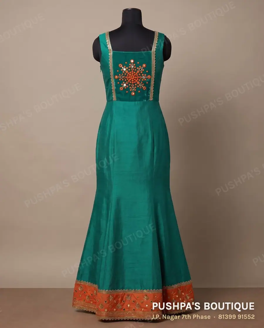 Gown PB-179, square neck, sleeveless, photo 2