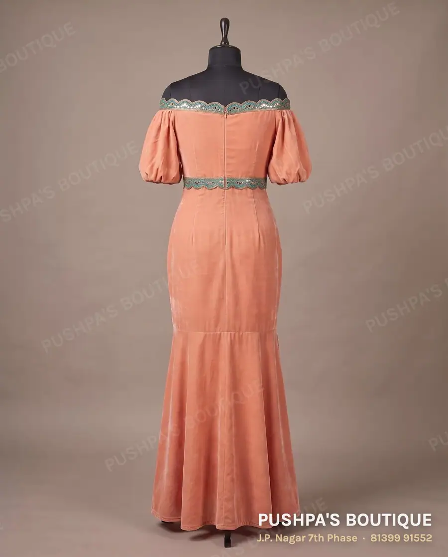 Gown PB-191, puff sleeve, photo 2