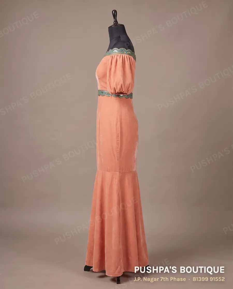 Gown PB-191, puff sleeve, photo 3