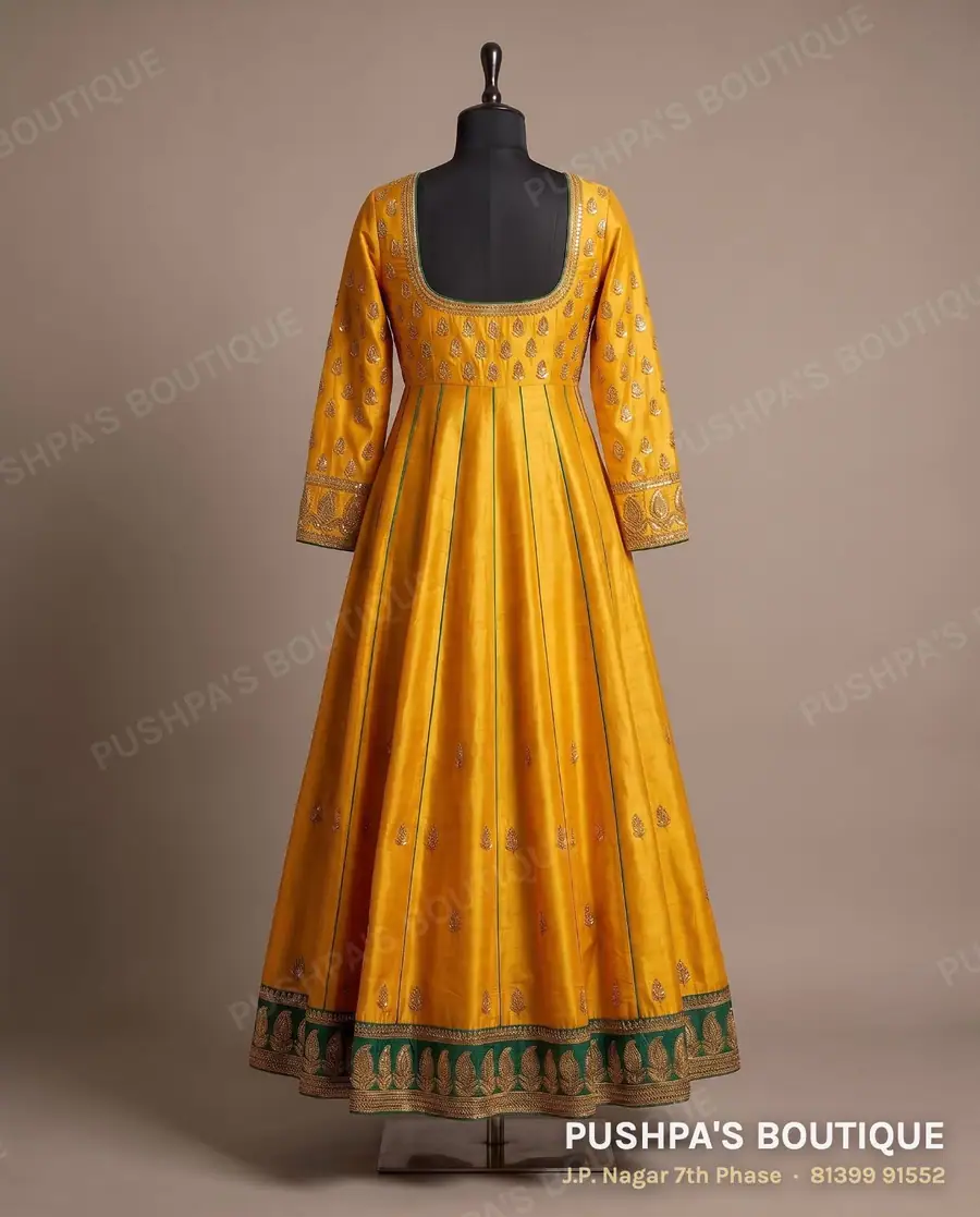 Gown PB-193, square neck, full sleeve, photo 2