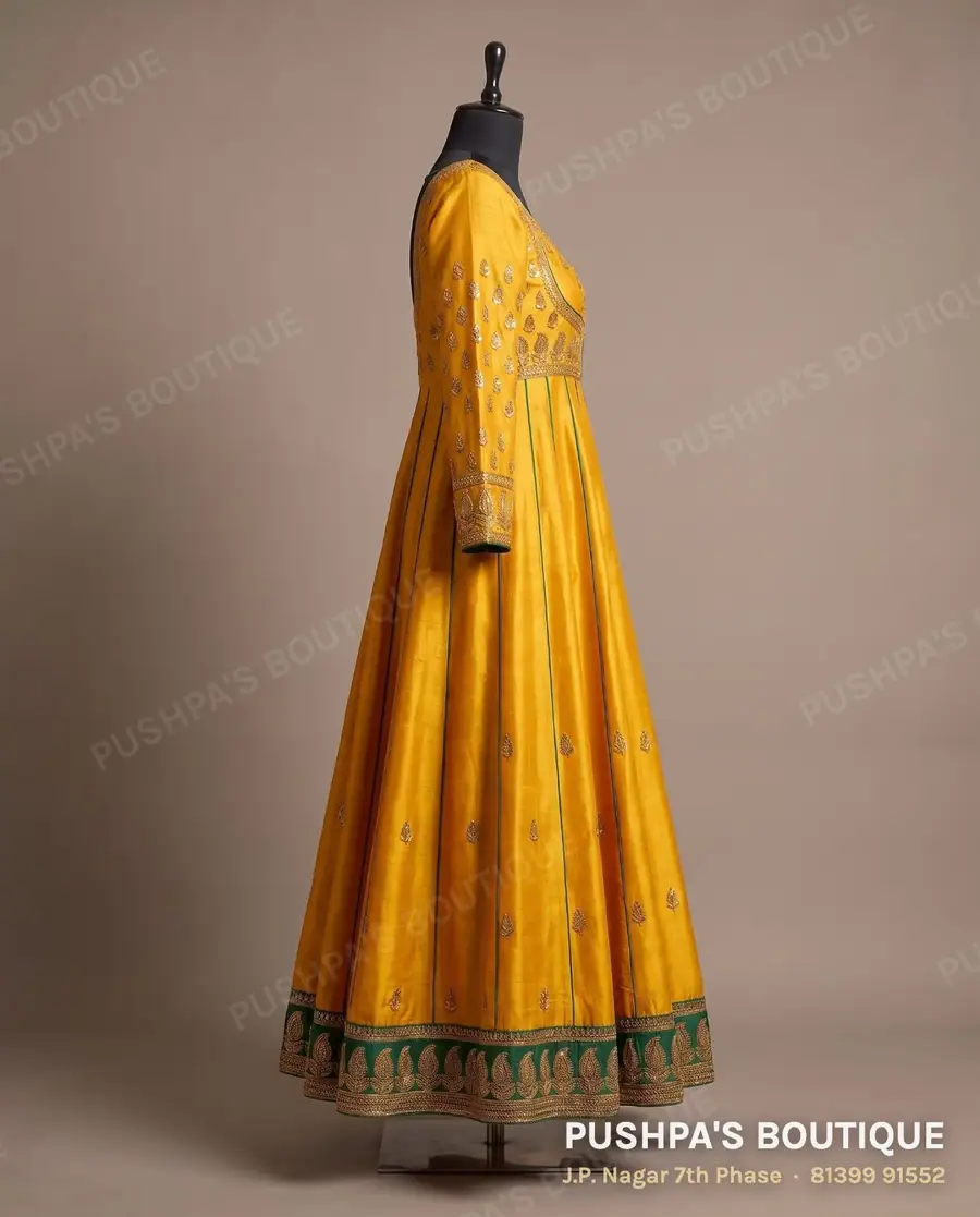 Gown PB-193, square neck, full sleeve, photo 3