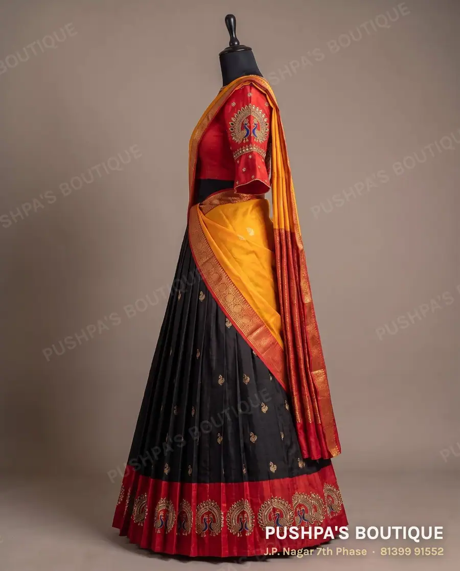 Langa davani (half saree) PB-229, high neck, photo 3