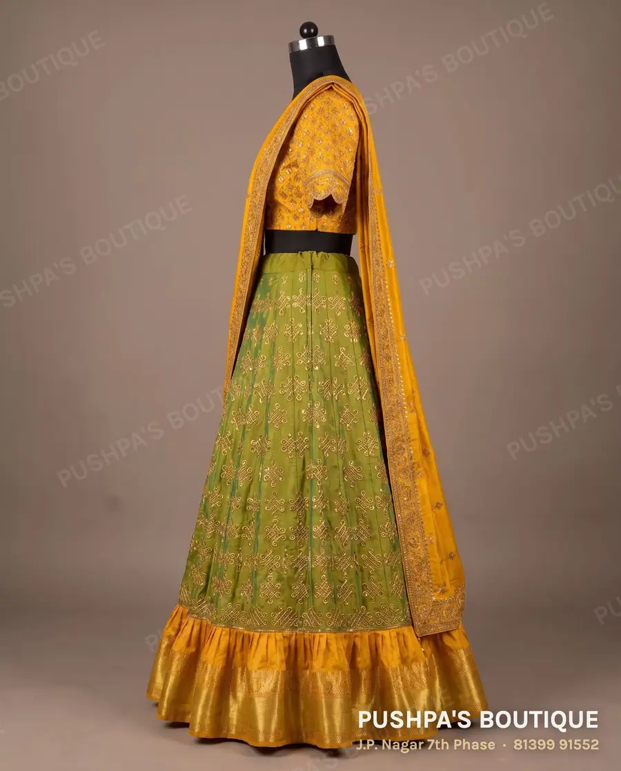 Langa davani (half saree) PB-238, short sleeve, photo 3