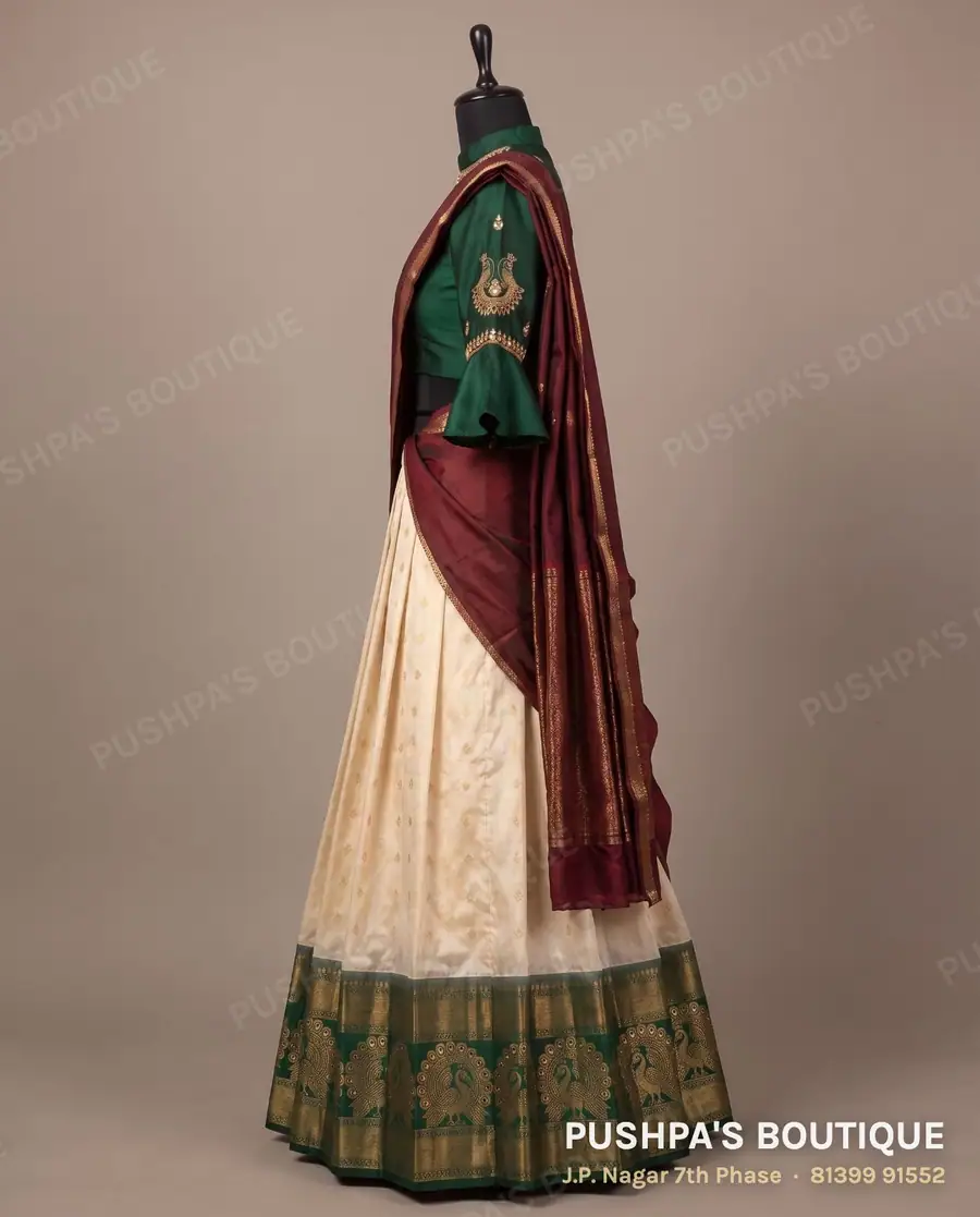 Langa davani (half saree) PB-251, high neck, photo 3