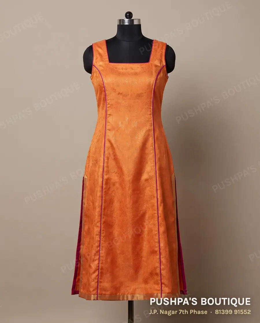 Kurta PB-263, square neck, sleeveless