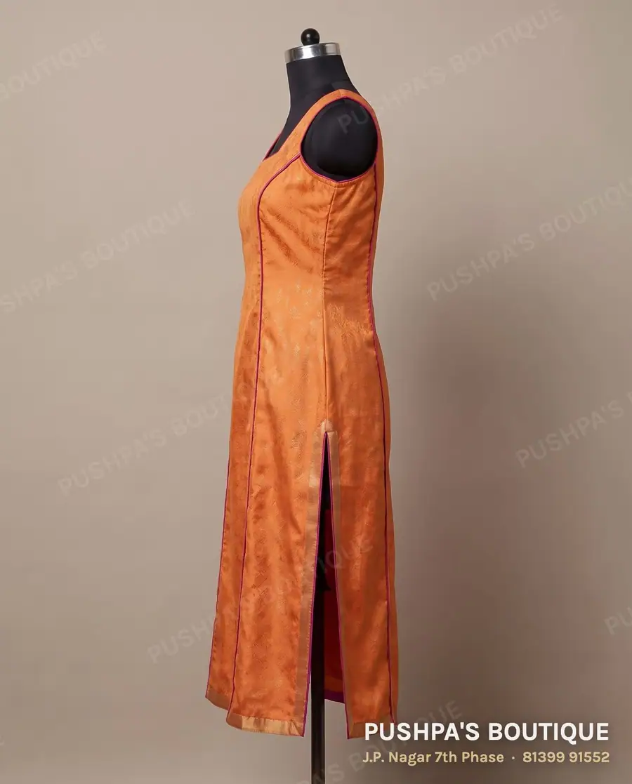 Kurta PB-263, square neck, sleeveless, photo 3