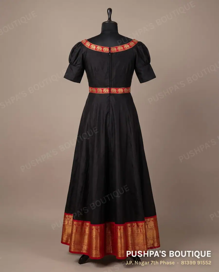 Gown PB-265, puff sleeve