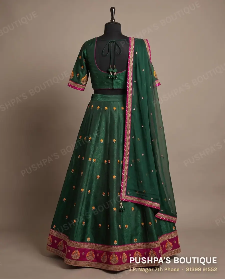 Lehenga PB-267, high neck, elbow sleeve, photo 2