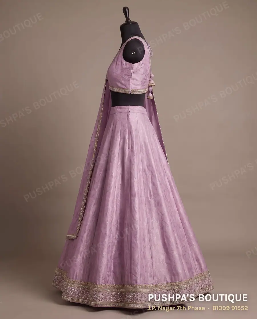 Lehenga PB-268, V neck, sleeveless, photo 3