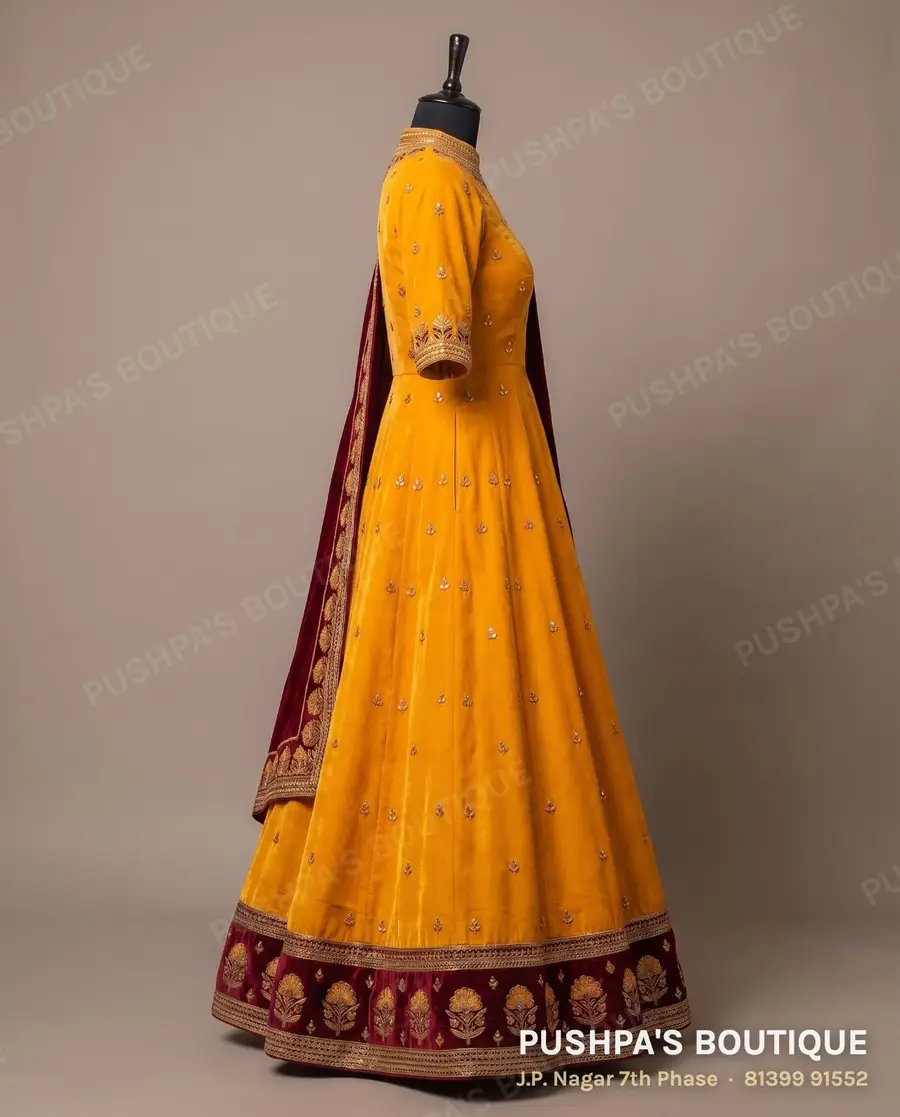 Lehenga PB-270, high neck, elbow sleeve, photo 3