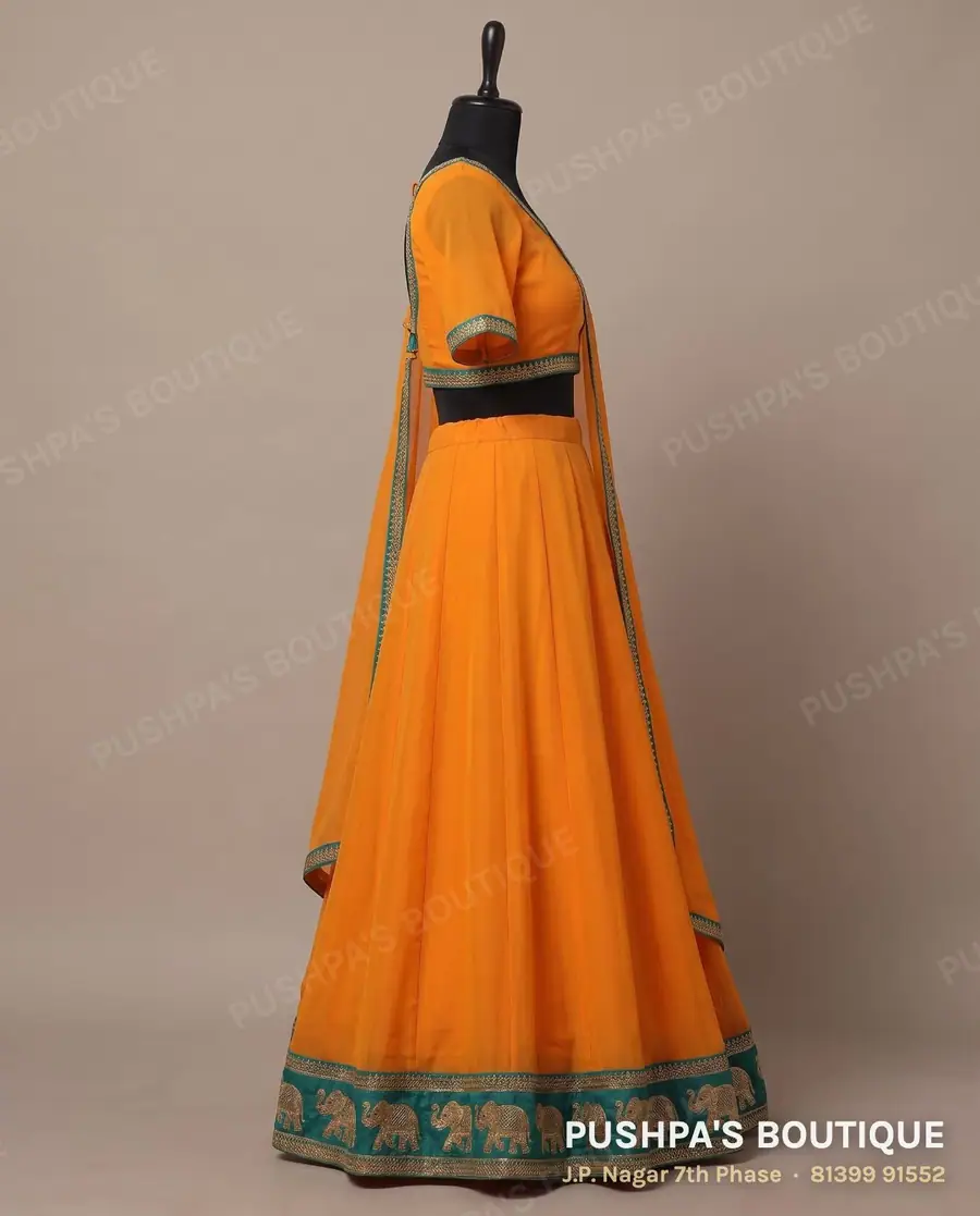 Lehenga PB-271, round neck, short sleeve, photo 3