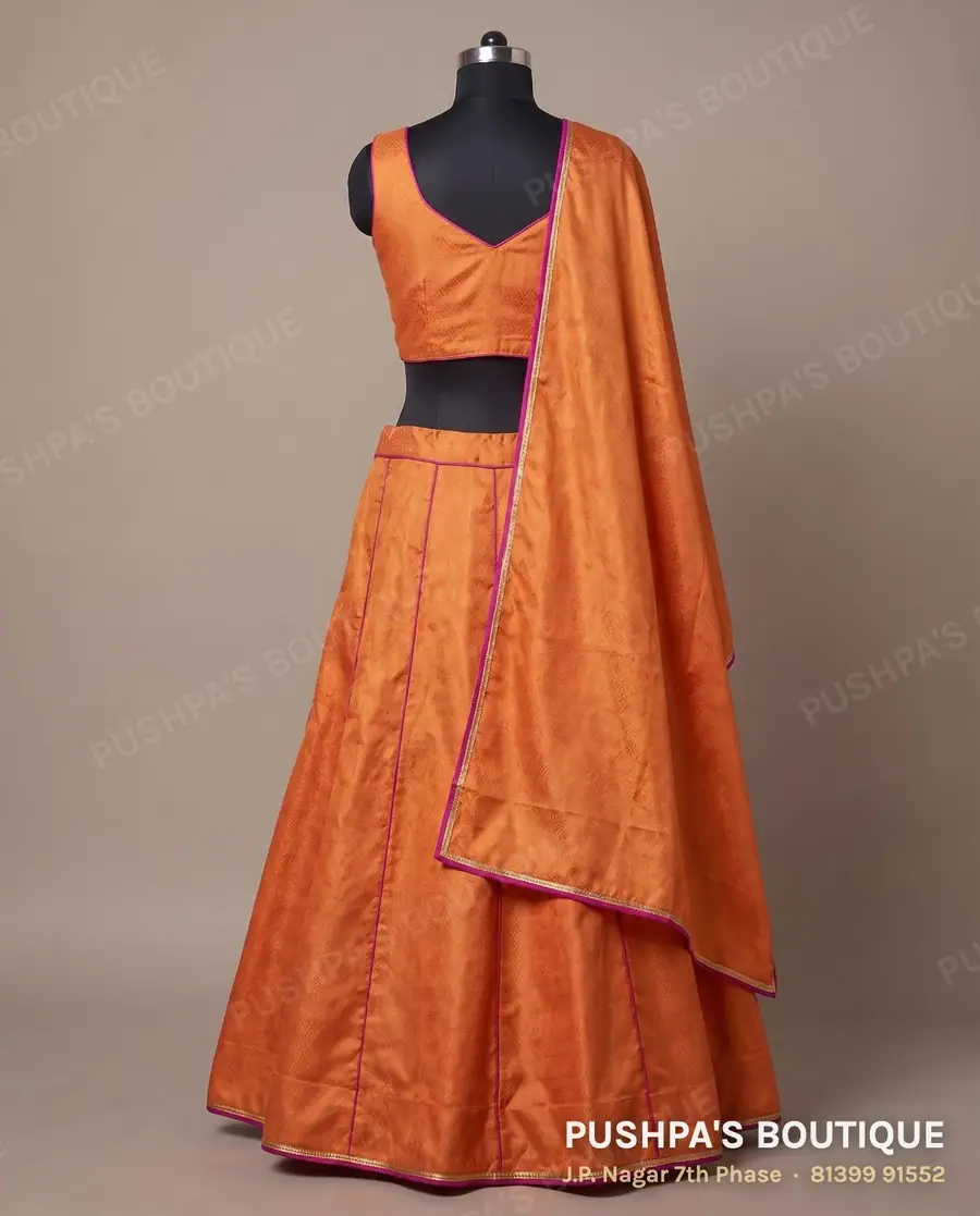 Lehenga PB-272, sweetheart neck, sleeveless, photo 2