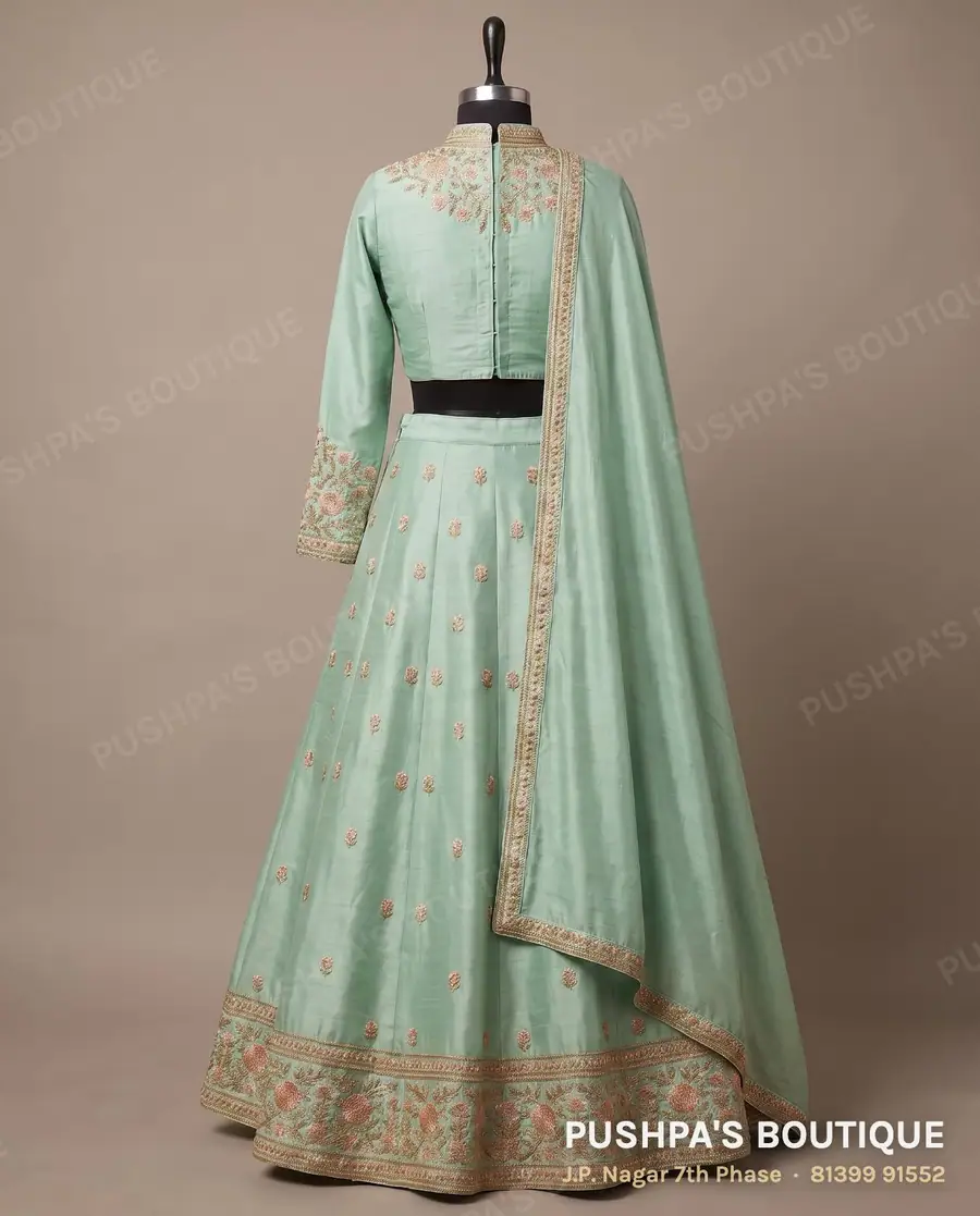 Lehenga PB-292, high neck, full sleeve, photo 2