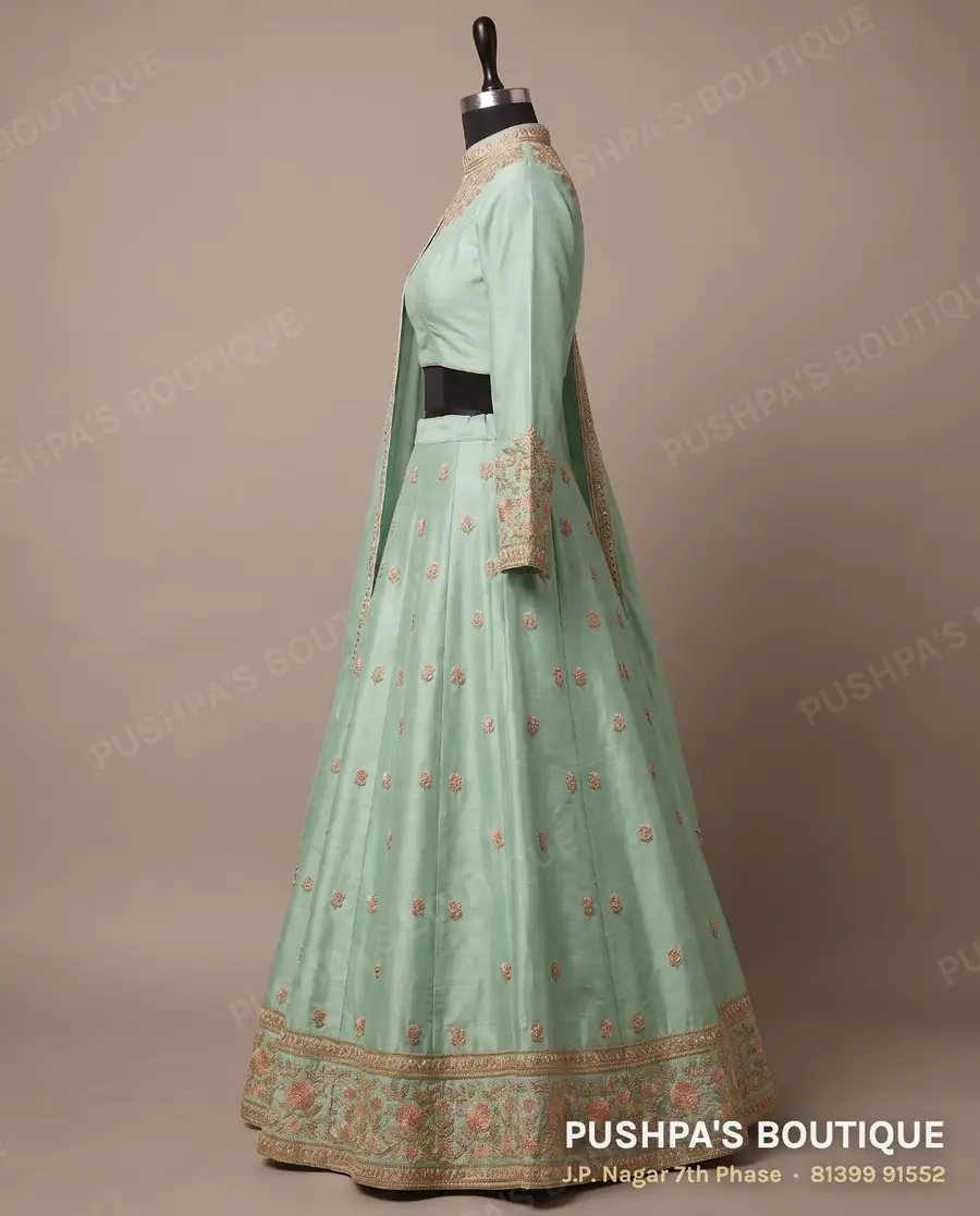 Lehenga PB-292, high neck, full sleeve, photo 3