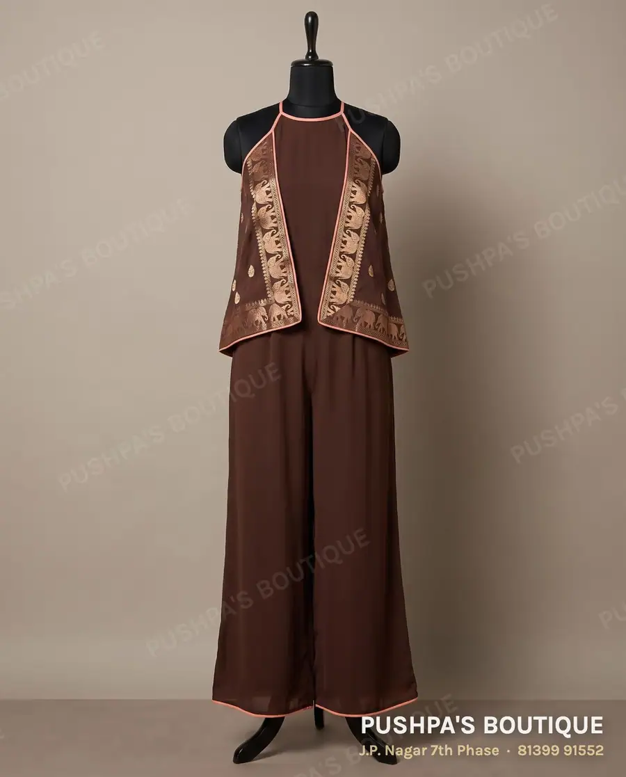 Indo-western outfit PB-297, sleeveless