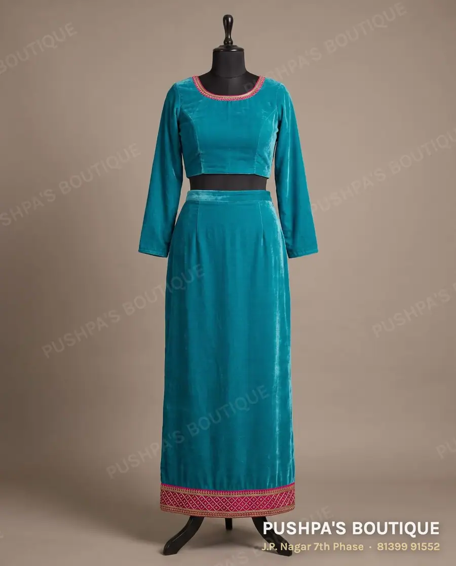 Skirt PB-301, round neck, full sleeve