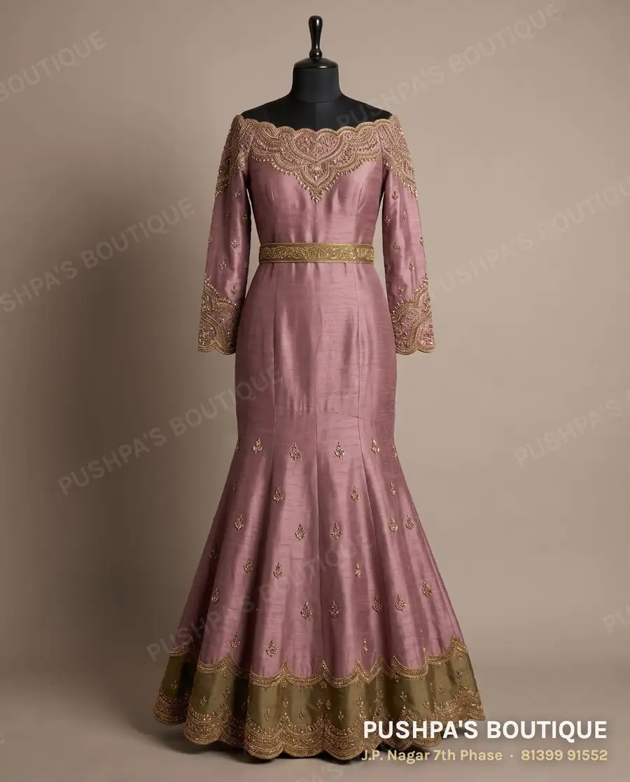 Gown PB-303, full sleeve