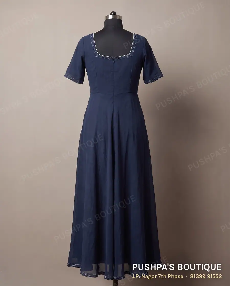 Gown PB-311, square neck, short sleeve, photo 2