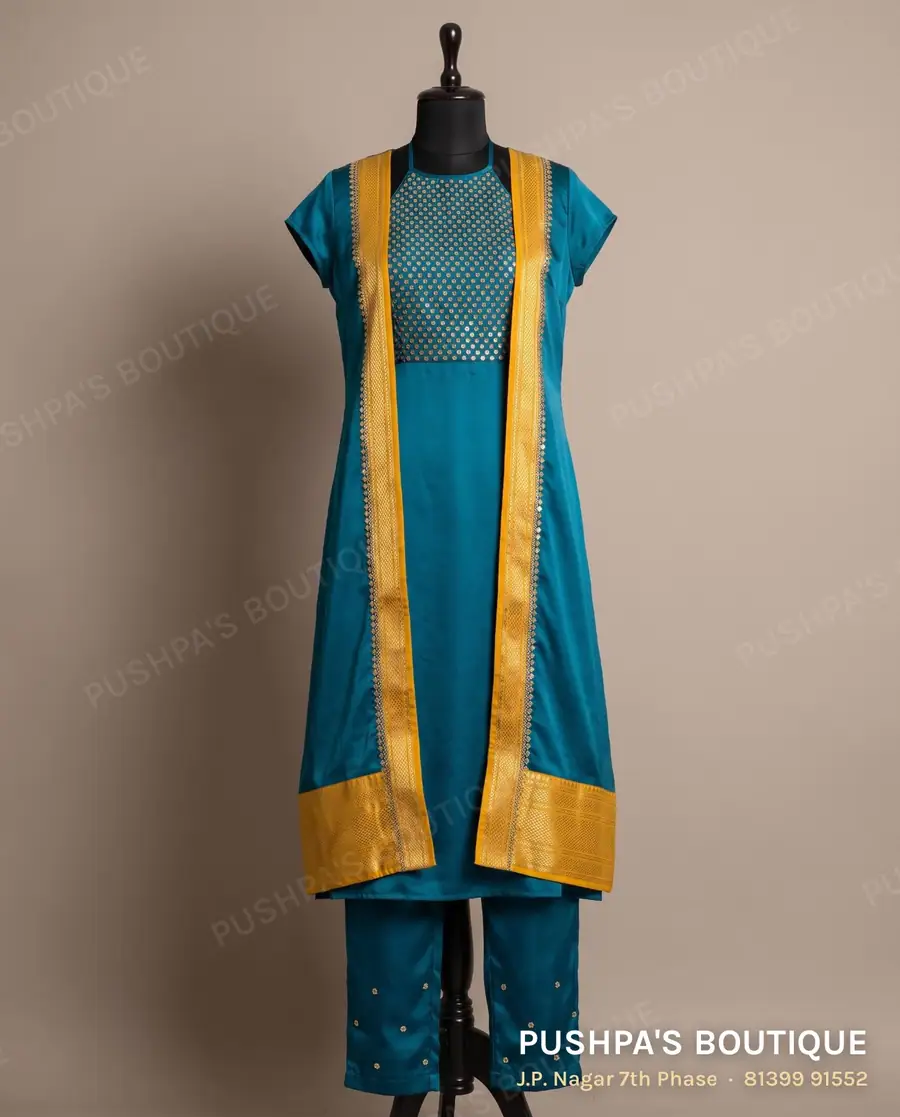 Indo-western outfit PB-314, cap sleeve