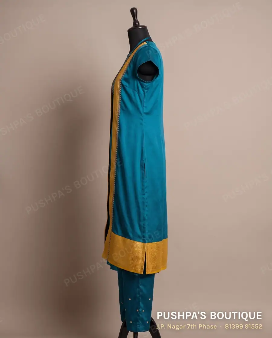 Indo-western outfit PB-314, cap sleeve, photo 3