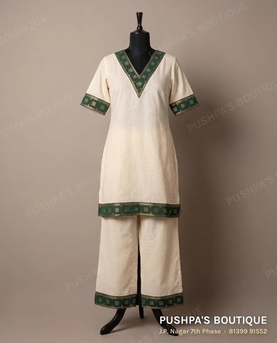 Co-ord set PB-316, V neck, short sleeve